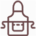 apron icon-brown