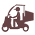 delivery icon-brown