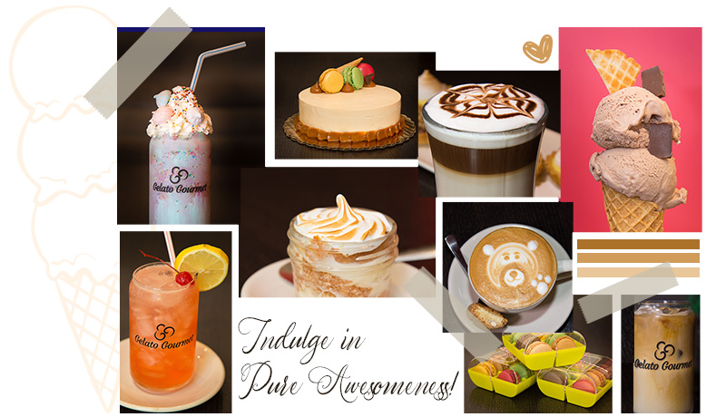Ice cream, Shakes, and Gelato cake