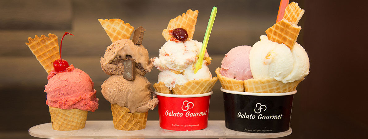 Gelato flavored Desserts